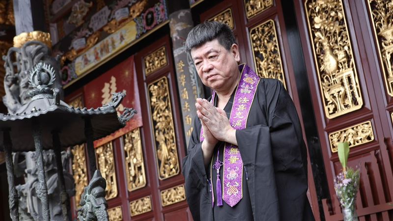 孫德榮近來關注蔡阿嘎。(圖/記者鄭孟晃攝影)