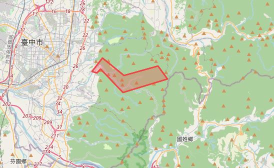 氣象署針對台中市發布災防告警訊息。（圖／翻攝自中央氣象署）
