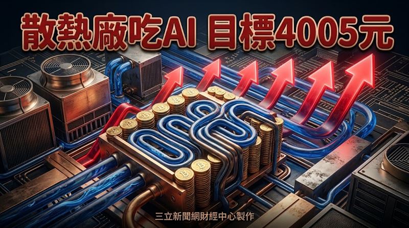 這散熱大廠吃AI四大平台　目標價至4005元