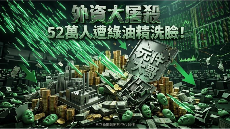 外資砍被動元件大哥2萬張　52萬人臉綠了