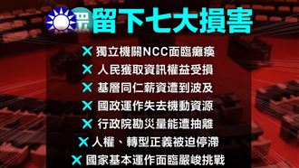 綠轟藍白：浪費國家351天　留下七大損害