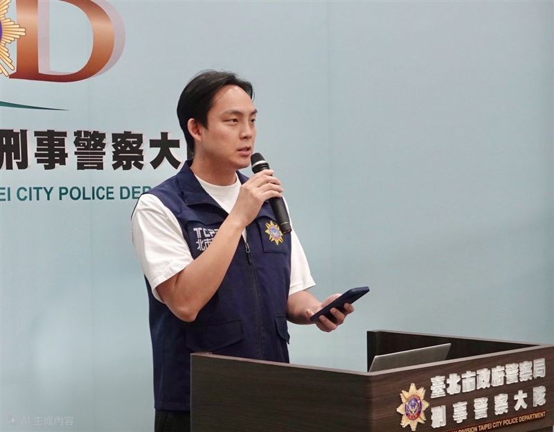 北市刑大科偵隊長陳冠良涉嫌幫「師父」吳政祐查詢個資。(圖/翻攝畫面)