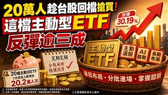 越跌越買！這檔主動型ETF單月激增霸榜
