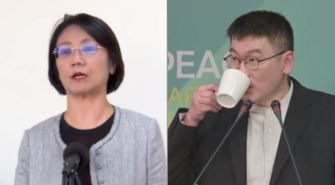對於翁曉玲稱已經提告,梁文傑回應尊重(組合圖/翻攝畫面)