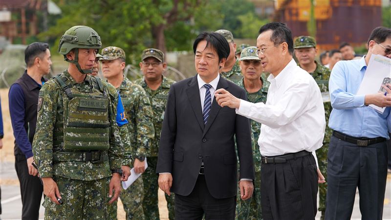 賴清德總統去年視導陸軍「陸勝一號」操演。(圖/總統府提供)