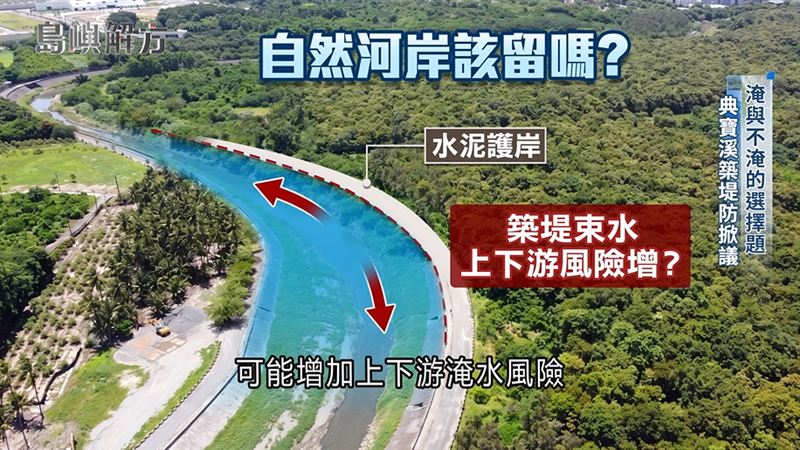 高雄典寶溪築堤,引發環團人士質疑