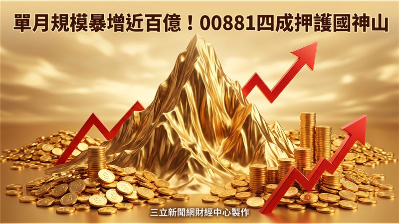 單月規模暴增近百億　00881八大持股曝光