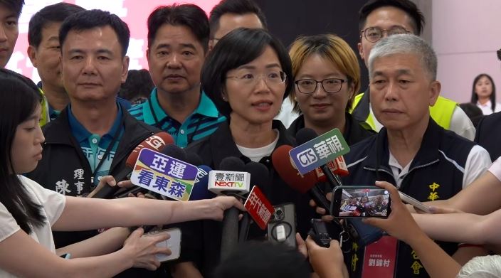 民進黨新北市長參選人蘇巧慧出席汽車業後援會成立大會（圖／翻攝畫面）
