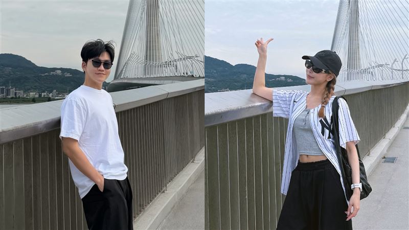 蕭伊（右）與Joeman（左）的分手風波持續延燒。（圖／翻攝自蕭伊、Joeman IG）