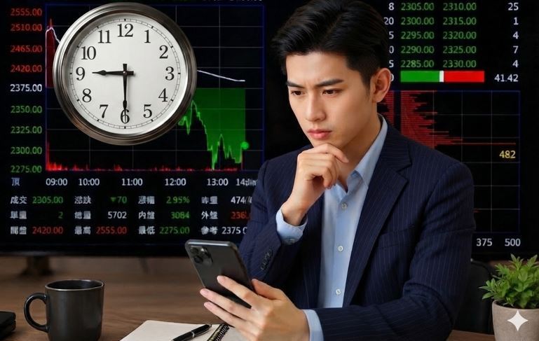 郭哲榮分享一套關鍵的台股預測法則：結算日當天早上的「九點半」是期貨走勢的生死分水嶺。（示意圖／AI生成）