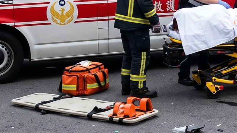 彰化縣福興鄉沿海路段昨天(18日)下午發生死亡車禍。(示意圖/AI製圖)