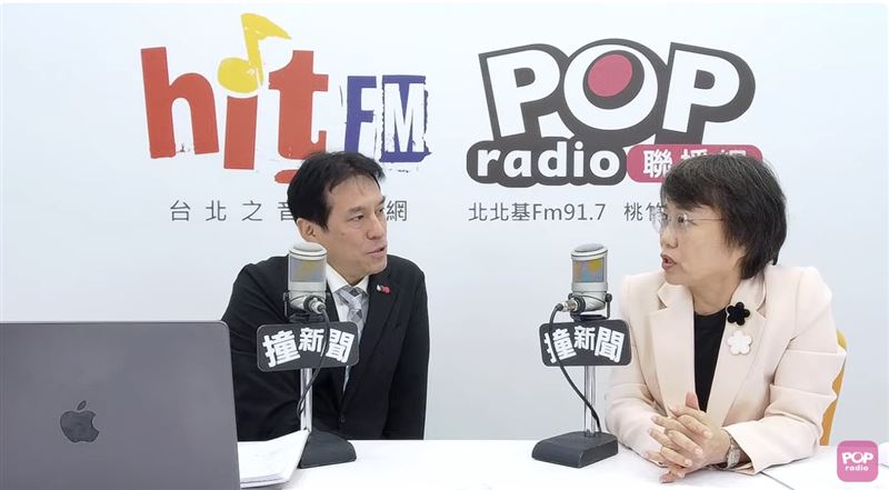 內政部長劉世芳今(19)日接受主持人黃暐瀚專訪。(圖/翻攝畫面)