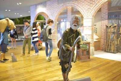 常設展平原層藝丐人模。(圖/翻攝自蘭陽博物館官網)