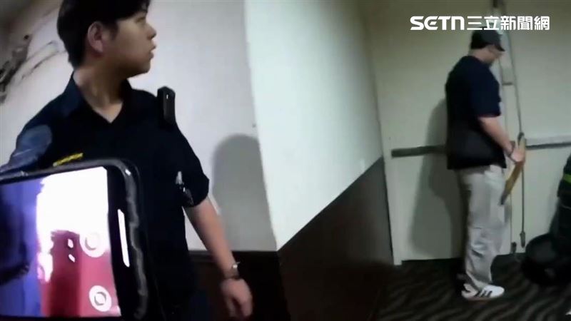 警方搗破西門町的應召站,一舉逮捕41名外籍應召女子及9名男客。(圖/翻攝畫面)