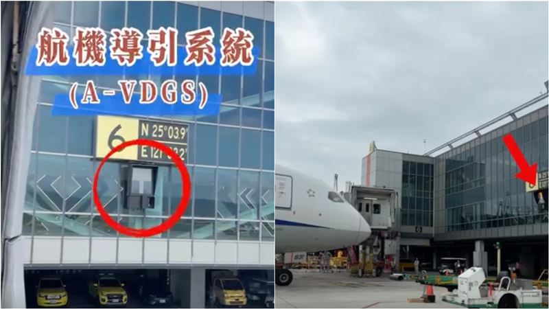 如果位置偏左或偏右,機長便可依照指示修正方向,讓航機逐漸對準正確位置。(圖/台北松山機場粉專)