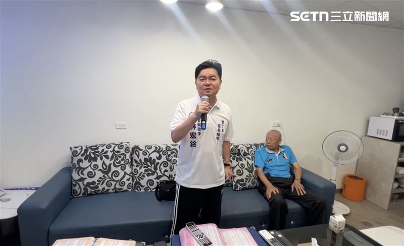 林宏銘受訪這天，技癢炫了一首好歌喉。（圖／翻攝畫面）