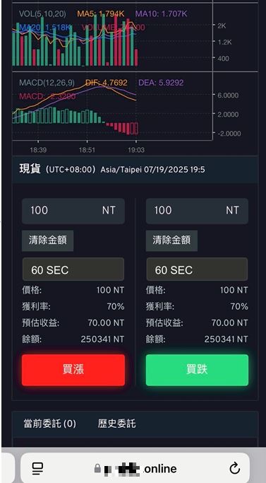 嫌犯替詐騙集團客製化架設假投資平台,不法獲利高達近千萬。(圖/翻攝畫面)