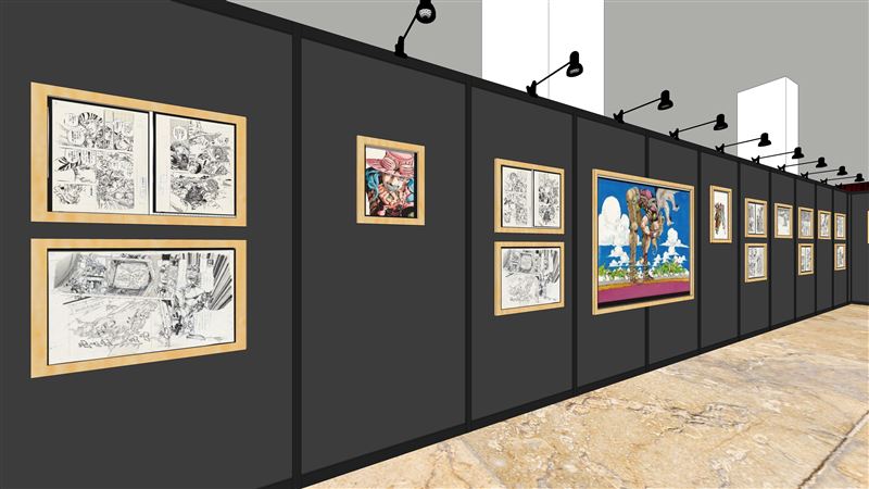 《JOJO的奇妙冒險》快閃店與複製原畫展,8/29–9/28原汁原味移師台中中友百貨。(圖/主辦單位提供)
