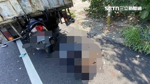 彰化男騎車撞違停貨車！爆頭慘死畫面曝