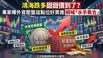 鴻海跌多能買嗎？ 專家看好這檔航運股