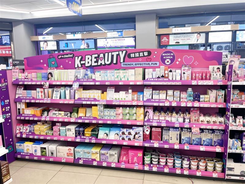 屈臣氏集結47個熱門及獨家韓系品牌打造K-Beauty專區。(圖/品牌業者提供)