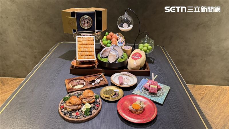 「八和和牛」推出中秋限定八境套餐,精選日本八個地區的和牛,搭配當地食材,端出八道和牛燒肉料理。(圖/記者賴俊佑攝影)
