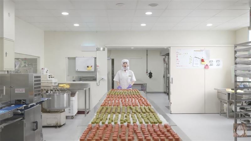 李多慧不僅挑戰抹茶、烏龍茶等多元風味,更發揮創意打造獨特的心形鳳梨酥。(圖/翻攝自李多慧YouTube)