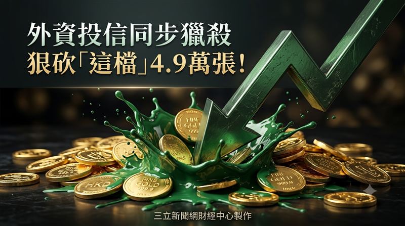 外資投信同步獵殺　狠砍這檔4.9萬張