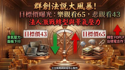 群創法說會後　目標價曝光