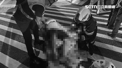 國1彰化段驚悚車禍！男夾車內大腿變形