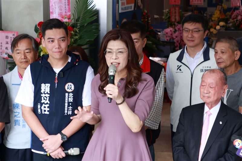 鄭麗文今日出席賴苡任競選總部成立大會(圖/國民黨提供)