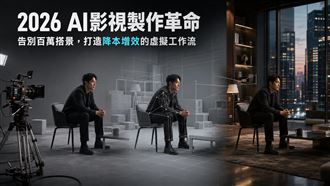 2026 AI影視製作革命：告別百萬搭景
