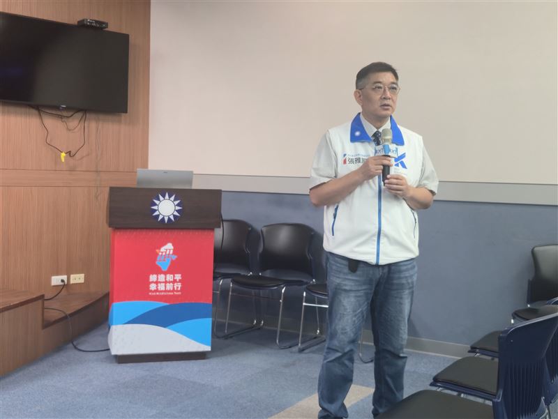 國民黨今早召開「檢察長發函恐嚇里長?民進黨政府勿以司法之名製造政治恐嚇」記者會(圖/國民黨提供)