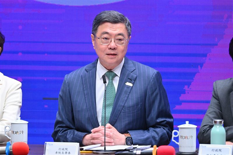行政院長卓榮泰今(20)日出席院會後記者會。(圖/行政院提供)