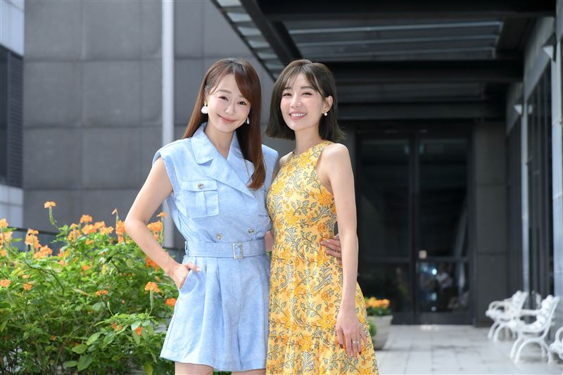 茵芙與羅巧倫出演三立新劇《針線緣》。(圖/三立提供)