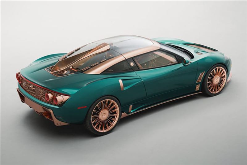 Spyker C8 PPreliator XXV Coupé選擇鋁製車身。(圖/翻攝Spyker網站)