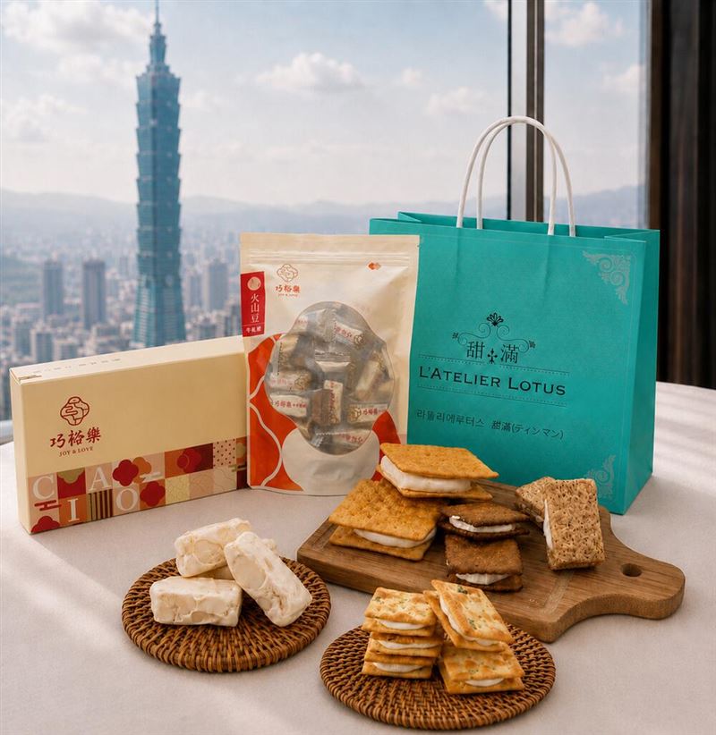 樂天市場台灣牛軋甜點直送日本-巧裕樂x甜滿限定組合。(圖/品牌業者提供)