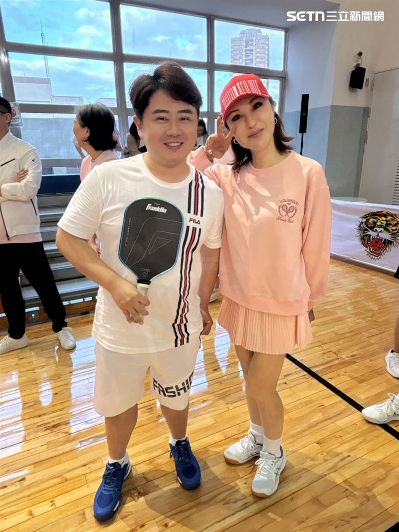 陳昭瑋非常熱愛打匹克球,同時也是匹克球的代理商。(圖/陳昭瑋提供)