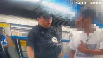 45歲男搭捷運突暴走　失控咆哮被警帶下車
