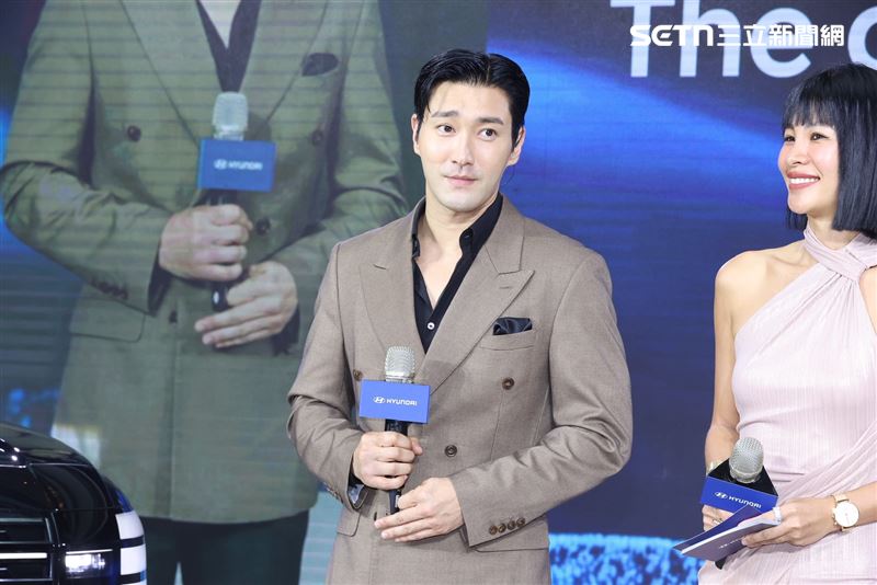 Super Junior成員崔始源在台灣出席品牌活動。（圖／記者鄭孟晃攝影）