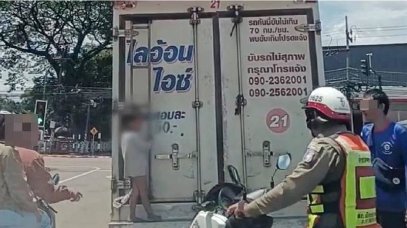 4歲男童掛車尾撐10km　警攔駕駛：不認識