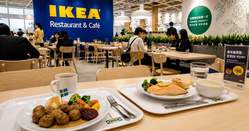 醫師將IKEA熱門餐點分成A至D四個等級,A級最適合正在減脂的人。(圖/AI示意圖)