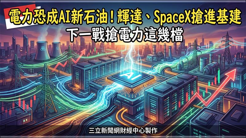 電力恐成AI新石油　下一戰搶電力這幾檔！