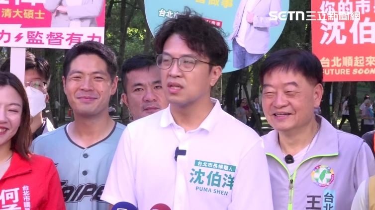 被殷瑋酸「洋逃」,沈伯洋傻眼表示:我們不要蔣不聽就好。(圖/翻攝畫面)