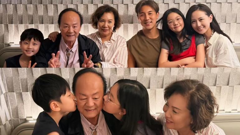 金馬影帝80歲大壽三代同堂　8歲金孫亮相