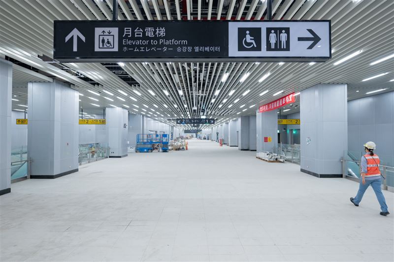 台南鐵路地下化後續將完成必要測試、檢查及營運整備,確認各項通車條件完備。(圖/鐵道局提供)