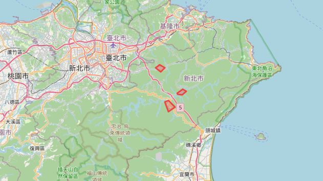 氣象署針對新北市發布災防告警訊息。(圖/翻攝自中央氣象署)