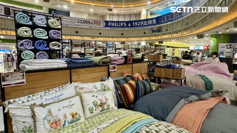 比得兔也搭上這波熱潮,同步推出涼夏新品首發優惠,指定床組任選2套以上享88折。(圖/翻攝畫面)