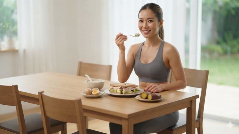 蕭偉成醫師強調,打瘦瘦針不是比誰吃得最少,而是在食量下降的情況下,把每一口都吃得更有營養。(示意圖/AI生成)