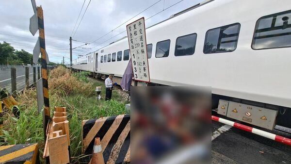 新/電輔車卡死遭列車撞飛!86歲翁無心跳